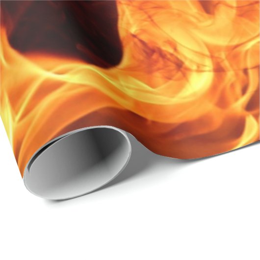 Vlammen en vuur cadeaupapier (Rol Hoek)