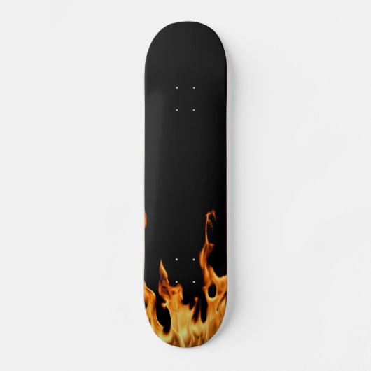 Vlammen - Flamme - Vlammen - Flames - Feuer - Fire Persoonlijk Skateboard (Voorkant)