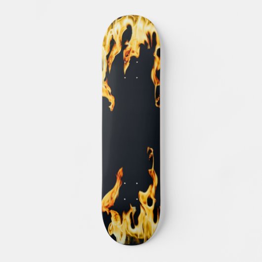 Vlammen - Flamme - Vlammen - Flames - Feuer - Fire Persoonlijk Skateboard (Voorkant)