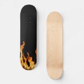 Vlammen - Flamme - Vlammen - Flames - Feuer - Vuur Persoonlijk Skateboard (Voorkant)