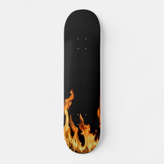 Vlammen - Flamme - Vlammen - Flames - Feuer - Vuur Persoonlijk Skateboard (Voorkant)