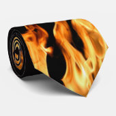 Vlammen - Flamme - Vlammen - Flames - Feuer - Vuur Stropdas (Opgerold)