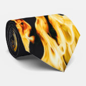 Vlammen - Flamme - Vlammen - Flames - Feuer - Vuur Stropdas (Opgerold)