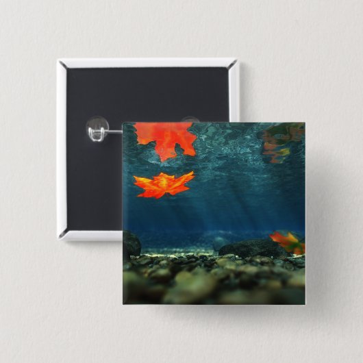 Vlammen in de Button water (Voorkant /achterkant)