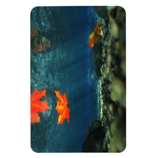 Vlammen in de waterflexibele magneet (Verticaal)