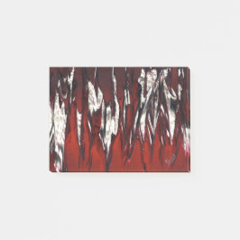 Vlammen in rood tot zwart post-it® notes