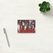 Vlammen in rood tot zwart post-it® notes (Kantoor)
