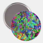 Vlammen.... Magneet (Voorkant / Achterkant)