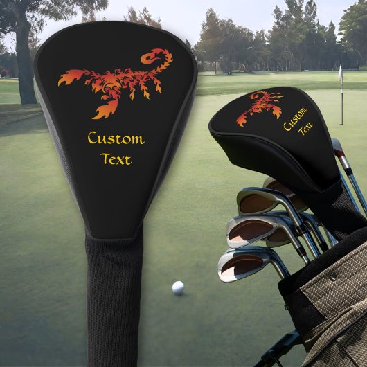 Vlammen Schorpioen Golf Head Cover