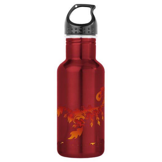 Vlammen Schorpioen RVS Waterfles (Voorkant)