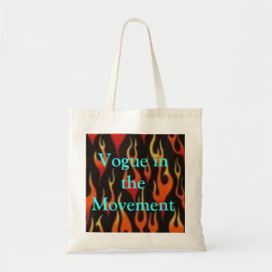 vlammen, schurk in de Beweging Tote Bag
