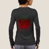 Vlammen uit het verleden Tri-Blend shirt (Achterkant)