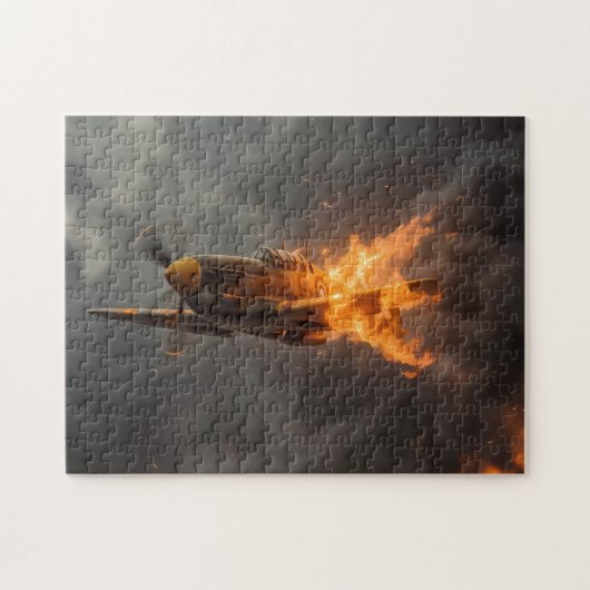 Vlammen van de Hemel: Een Spitfires Opkomst Legpuzzel (Horizontaal)