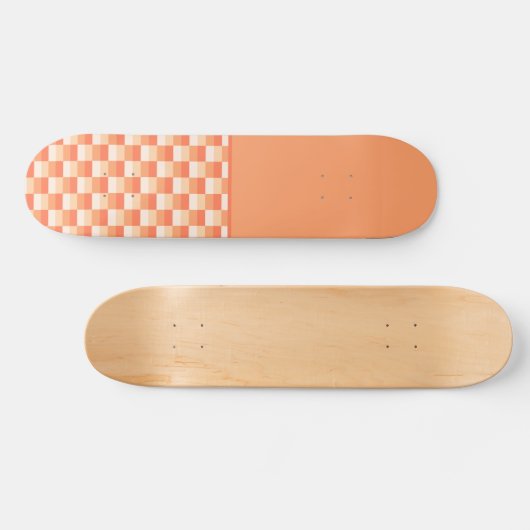 Vlammen van een kaars en Sinaasappel combinatie Persoonlijk Skateboard (Horizontaal)