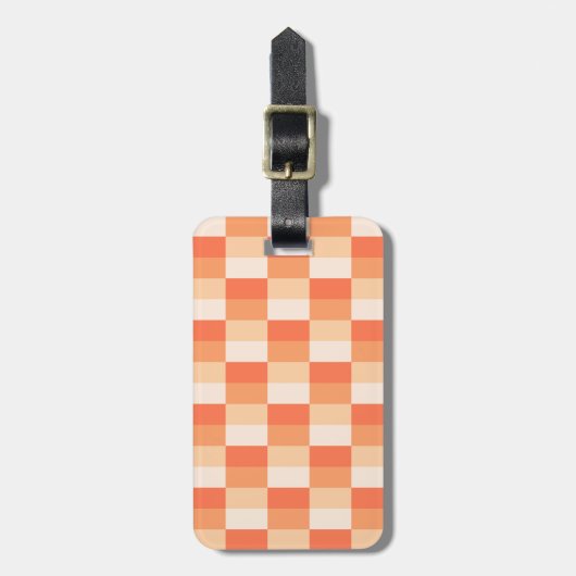 Vlammen van een Kaars Kleurencombinatie Bagagelabel (Voorkant verticaal)