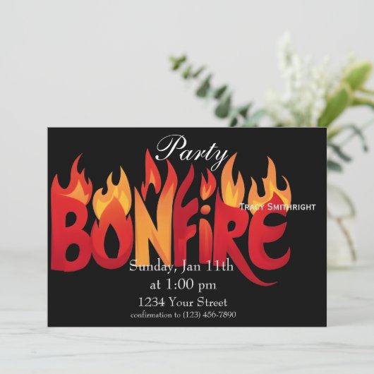 Vlammen Van Het Vuur Kaart (Staand voorkant)