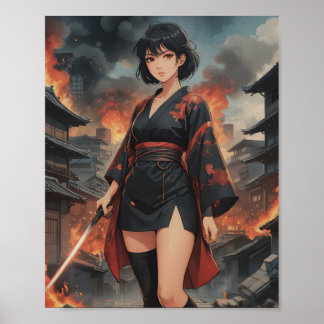 Vlammen van vastberadenheid 2 poster