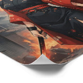 Vlammen van vastberadenheid 3 poster (Hoek)