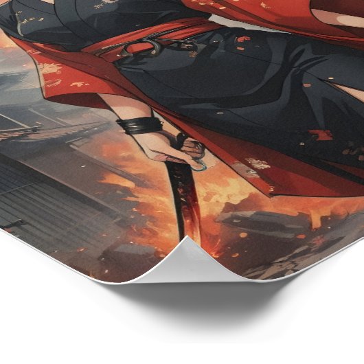 Vlammen van vastberadenheid 3 poster (Hoek)