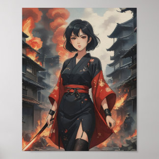 Vlammen van vastberadenheid 3 poster