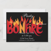 Vlammen van vuur kaart (Voorkant)