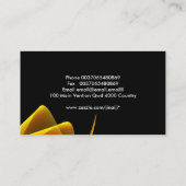 vlammen visitekaartje (Achterkant)