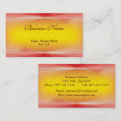 vlammenbloem visitekaartje (Voorkant / Achterkant)