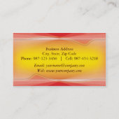 vlammenbloem visitekaartje (Achterkant)