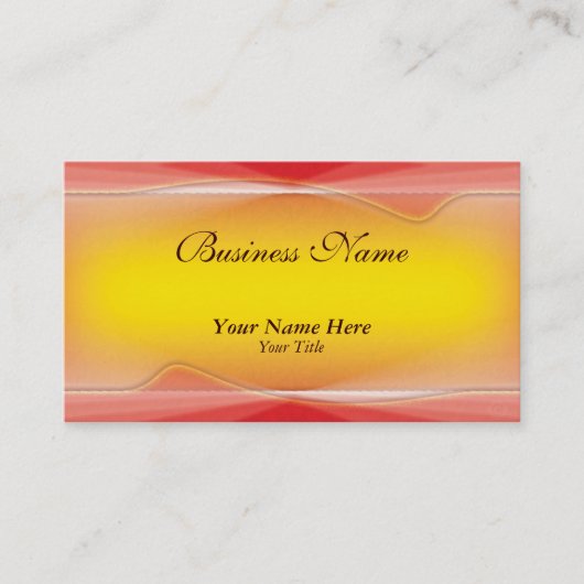 vlammenbloem visitekaartje (Voorkant)