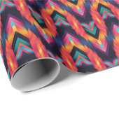 Vlammend Bargello Cadeaupapier (Rol Hoek)