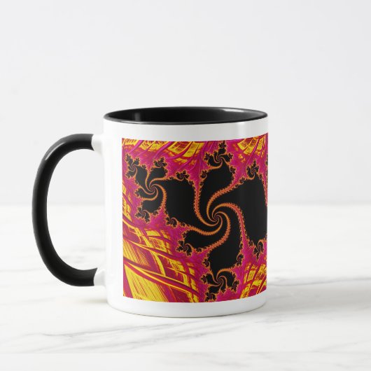 Vlammend fractal mok (Links)