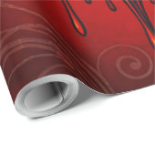 Vlammend hart. cadeaupapier (Rol Hoek)