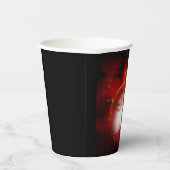 Vlammend honkbal Inspirerend Papieren Bekers (Rechts)