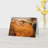 Vlammend Juni - Frederic Lord Leighton Kaart (Gele Bloem)