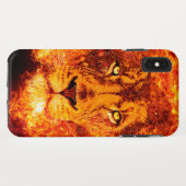 Vlammend Leeuwengezicht Case-Mate iPhone Case (Achterkant (horizontaal))