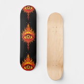 Vlammend oog: ontsteek je geest persoonlijk skateboard (Voorkant)