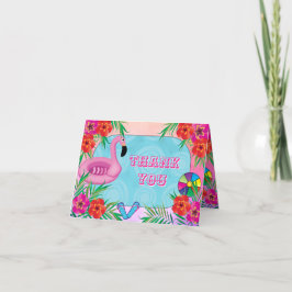 Vlammend Roze Bloemengeboortedag Bedankt