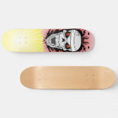 Vlammend skateboard. persoonlijk skateboard (Horizontaal)