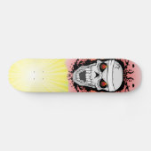 Vlammend skateboard. persoonlijk skateboard (Horizontaal)