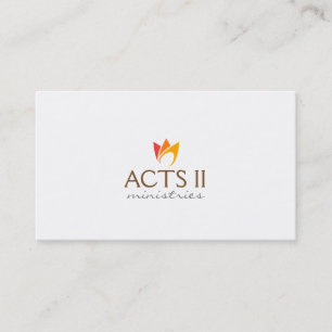 Vlammend Vuur (oranje tot rode vlammen) Visitekaartje