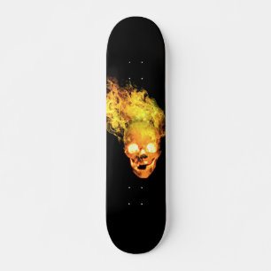 Vlammend vuur Schedel Persoonlijk Skateboard