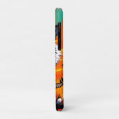 Vlammende anime tijger Case-Mate iPhone case (Achterkant/links)