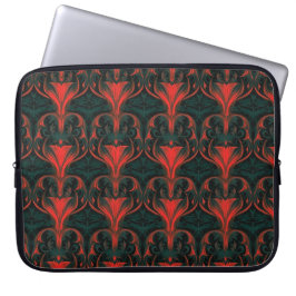 Vlammende barokke elegantie laptop sleeve