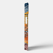 Vlammende basketbalworp kussen Case-Mate iPhone case (Achterkant / Rechts)