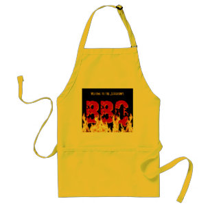 Vlammende BBQ Schort