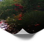 vlammende boom poster (Hoek)