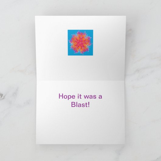 Vlammende caleidoscoop kaart (Binnen)