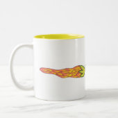 vlammende chili tweekleurige koffiemok (Links)