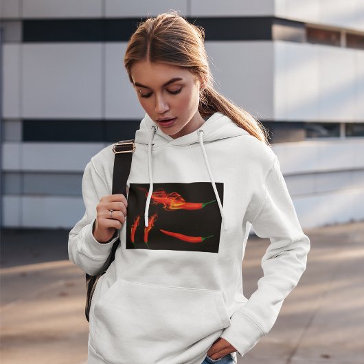 Vlammende Chilipepers Hoodie