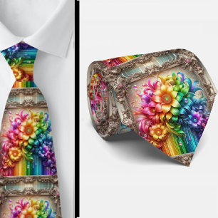 Vlammende Das Regenboem Bloemen Nep Glitter